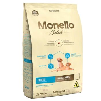 MONELLO SELECT PERROS CACHORROS POLLO Y ARROZ