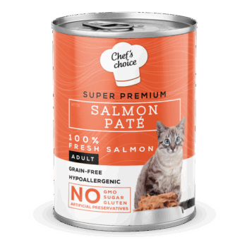 LATA  CHEF´S CHOICE GATOS GRAIN FREE PATE SALMON 400 G