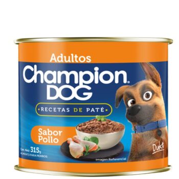 LATA CHAMPION DOG POLLO 315 G