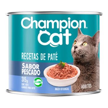 LATA CHAMPION CAT PATE PESCADO 315 G