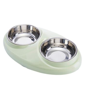 COMEDERO DOBLE ALUMINIO PARA MASCOTAS SUPER PET