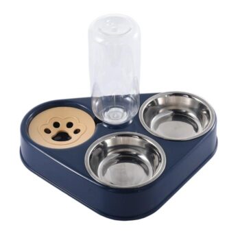 PLATO DOBLE CON DISPENSADOR DE AGUA SUPER PET