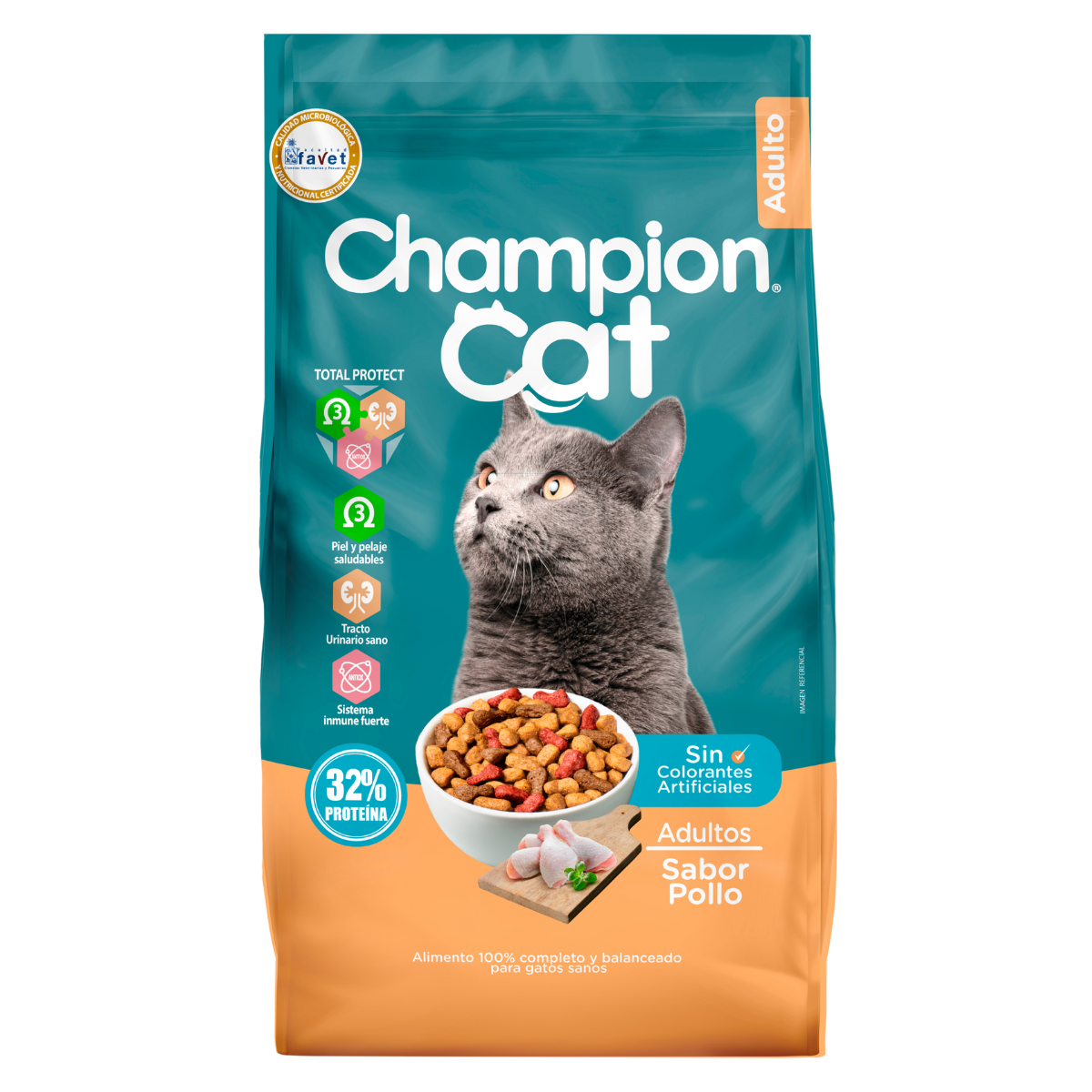 champion cat pollo