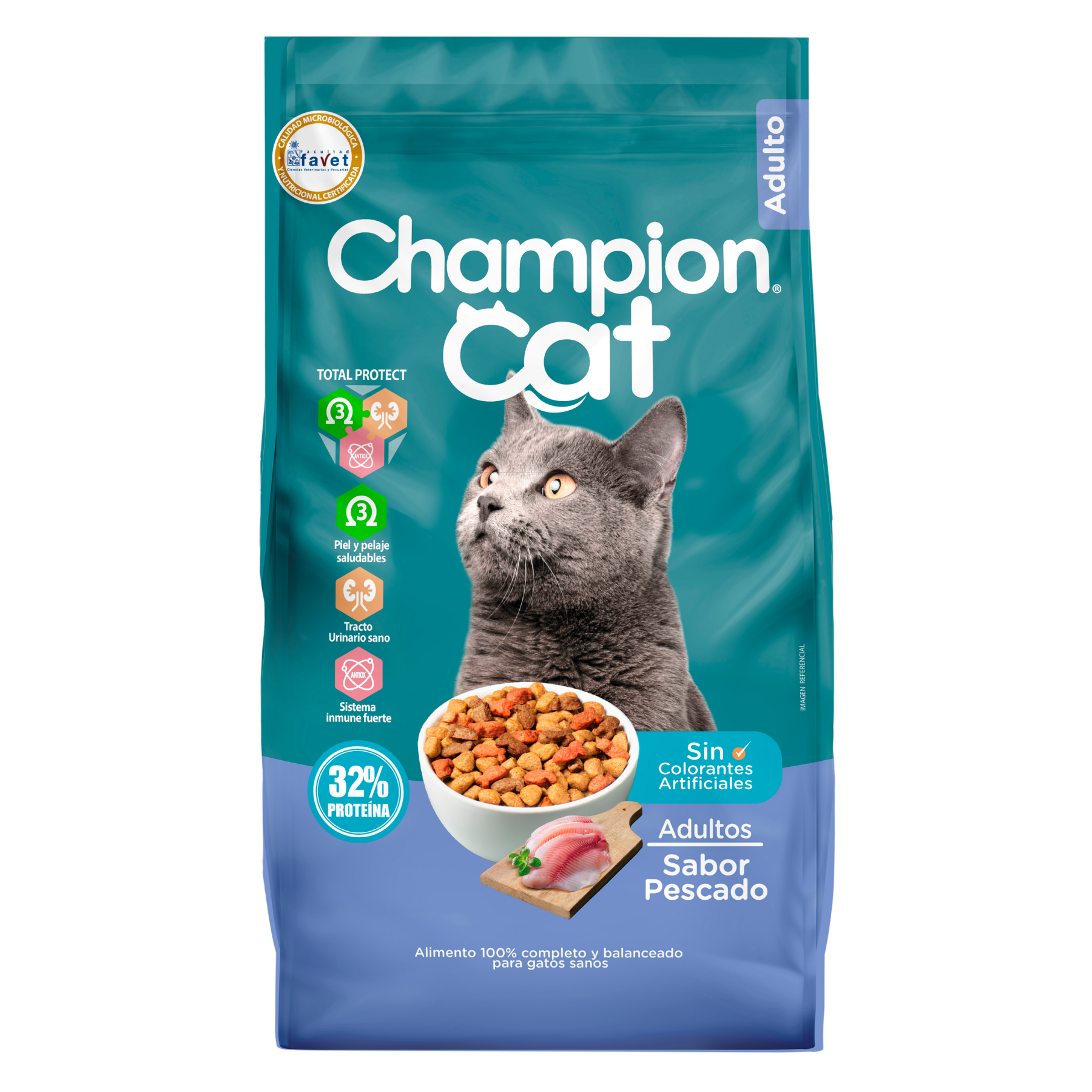 champion cat pescado