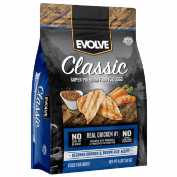 Evolve dog classic deboned chicken & brown rice