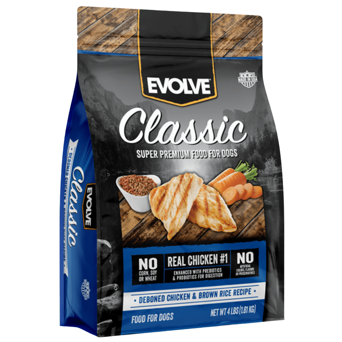 evolve dog classic pollo