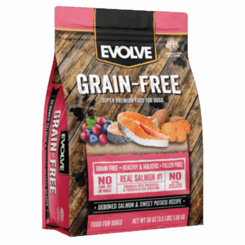 evolve dog grain free salmon