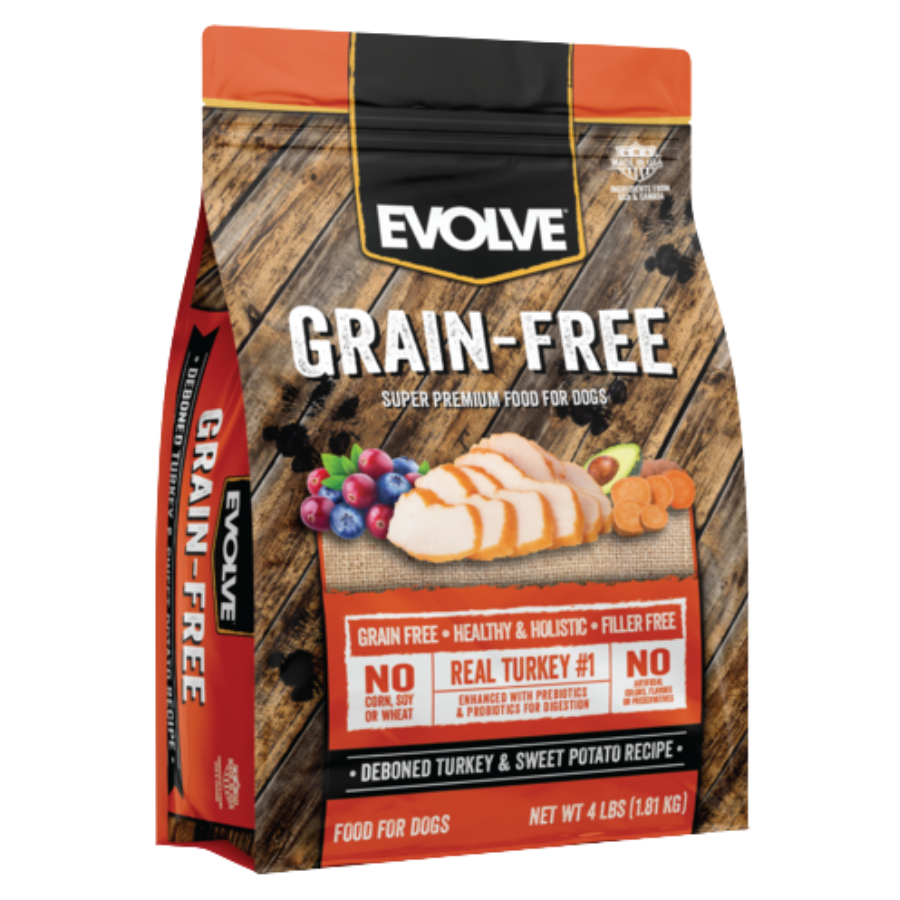 evolve perros adultos pavo