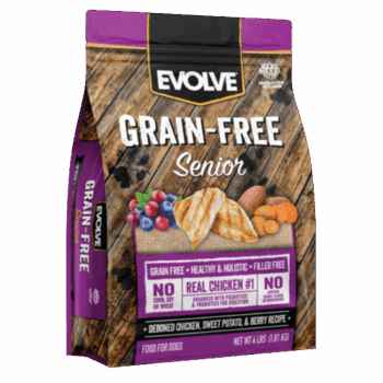 evolve dog senior pollo