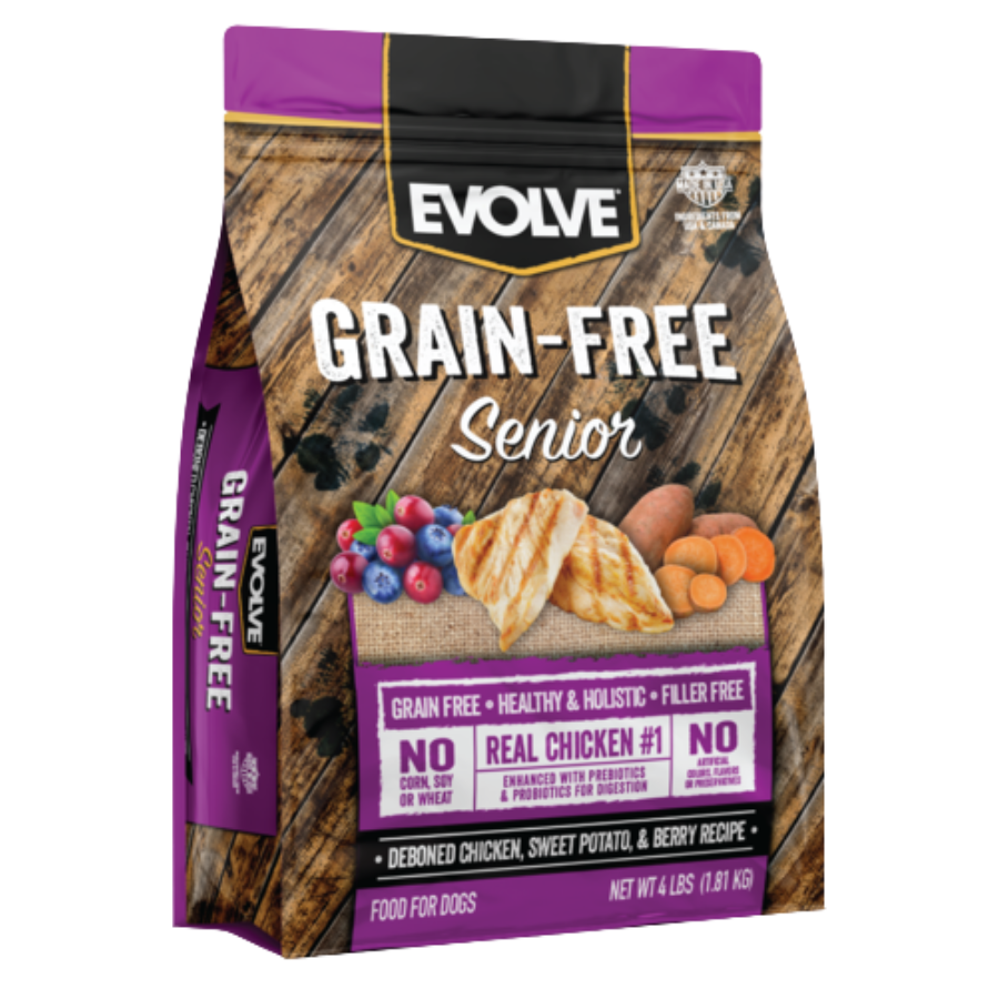 evolve dog senior pollo