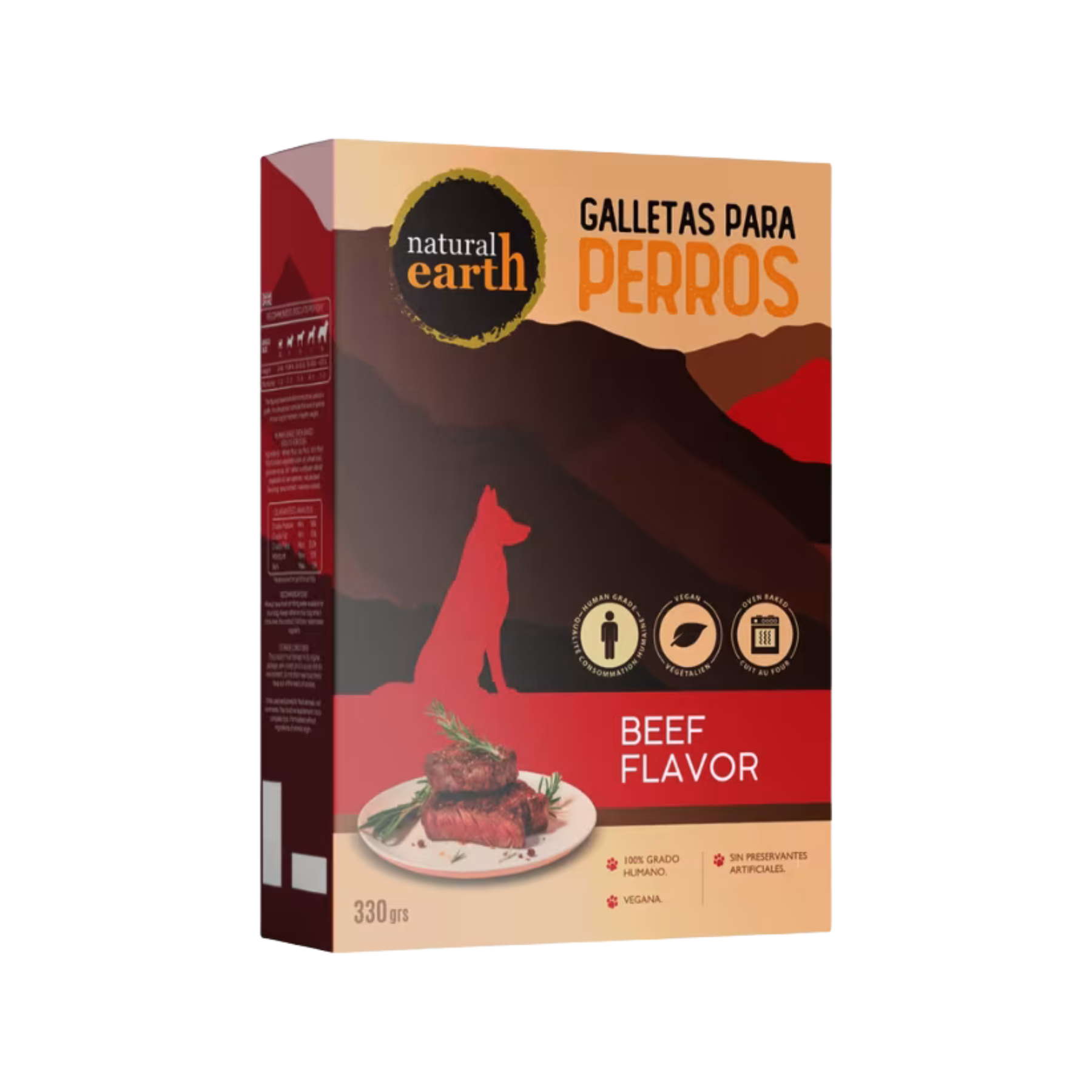 galleta natural perro carne