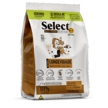 SELECT BY MONELLO PERROS SENIOR RAZAS MEDIANAS Y GRANDES SALMON 7 KG