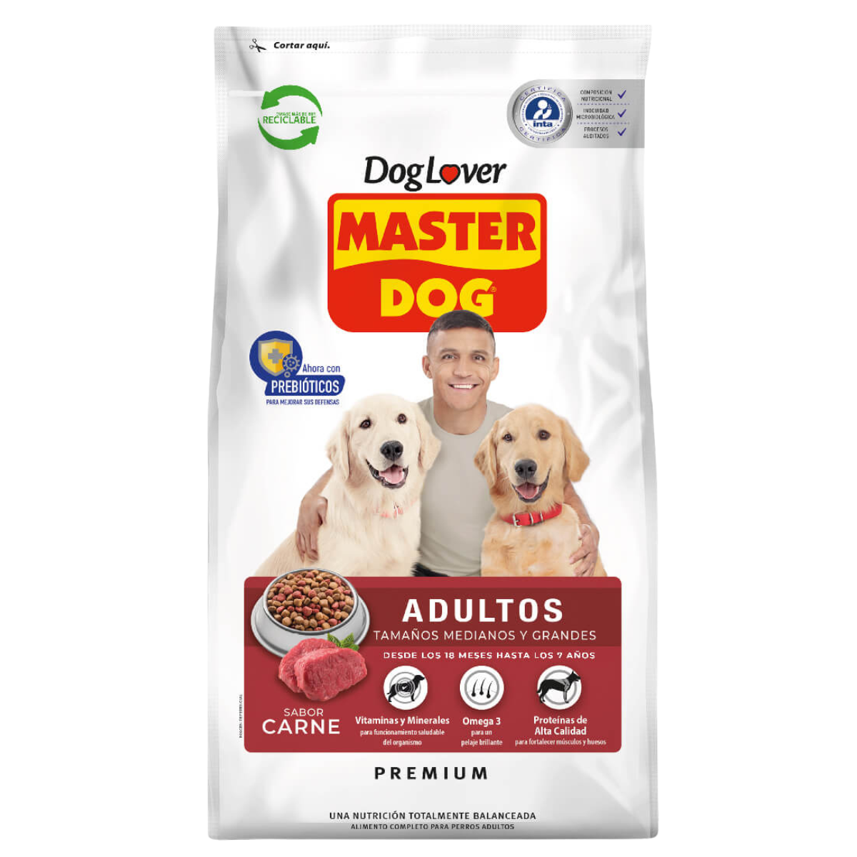 master dog perros adultos carne