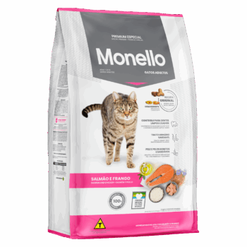 monello gatos adultos salmón y pollo