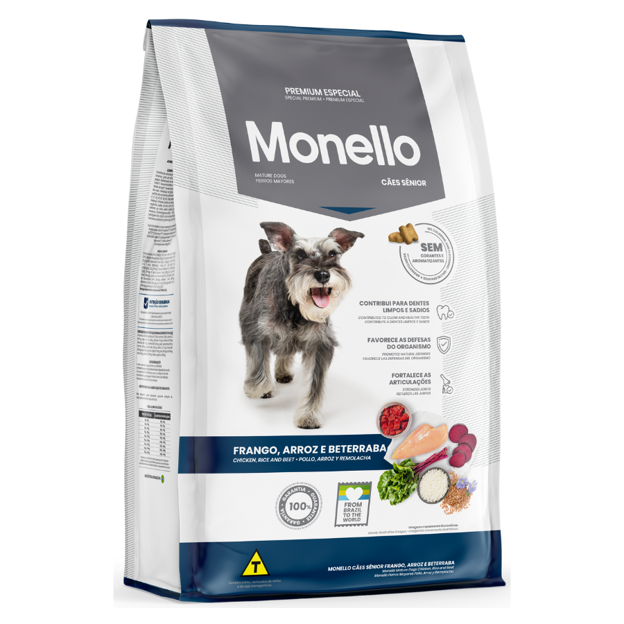 monello perros senior pollo