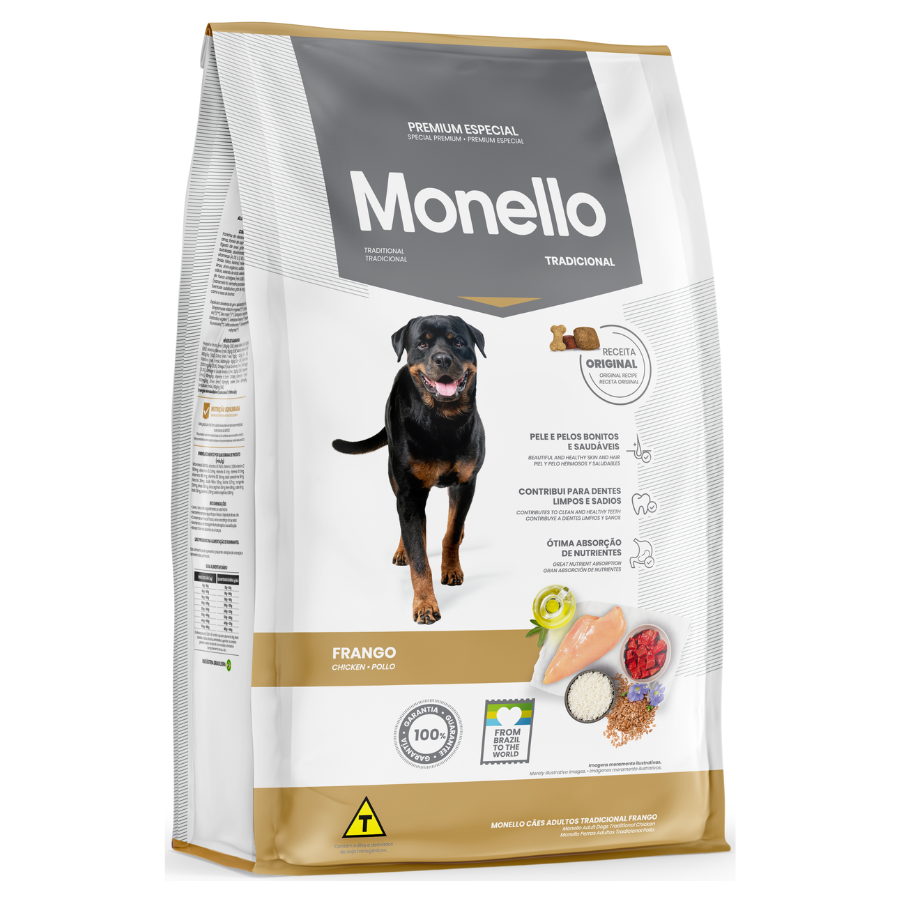 monello perros tradicional pollo