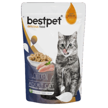 sobrecito best pet cat pollo